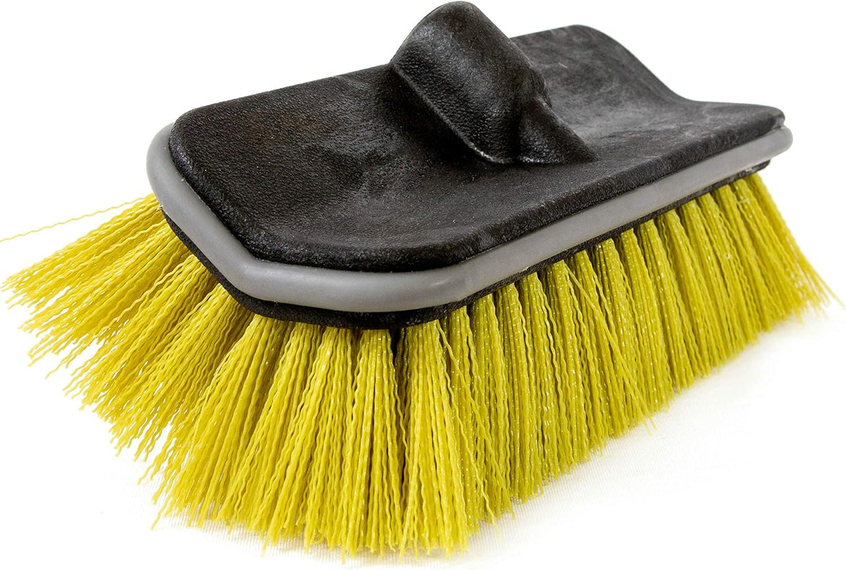 7-30 Foot Telescopic Hard Bristle Scrub Brush with Extension Pole N6419