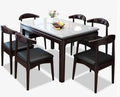 Wooden Marble Dining Table and Chairs Set Z44929