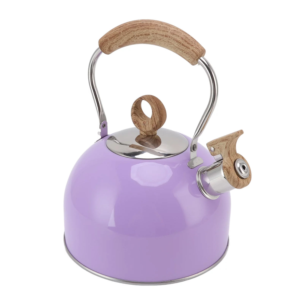 Stainless Steel Whistling Tea Kettle 2.5 Liter Purple S988388