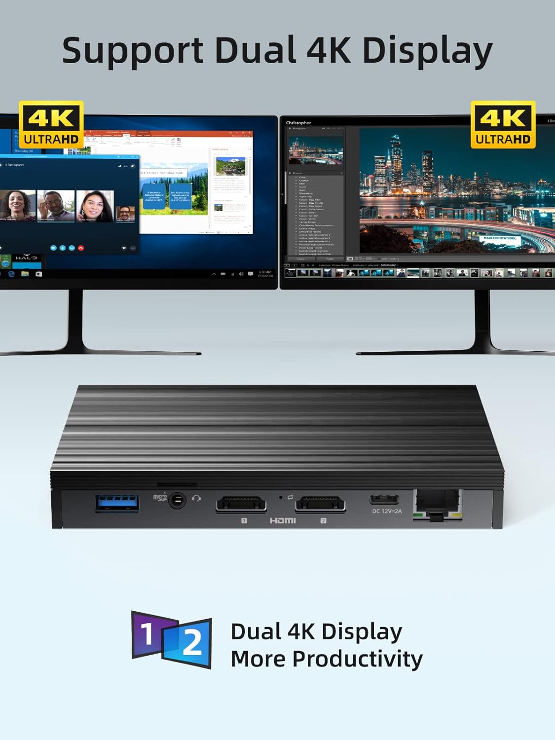 8G 512GB Fanless Windows 11 Pro Mini PC Q967129