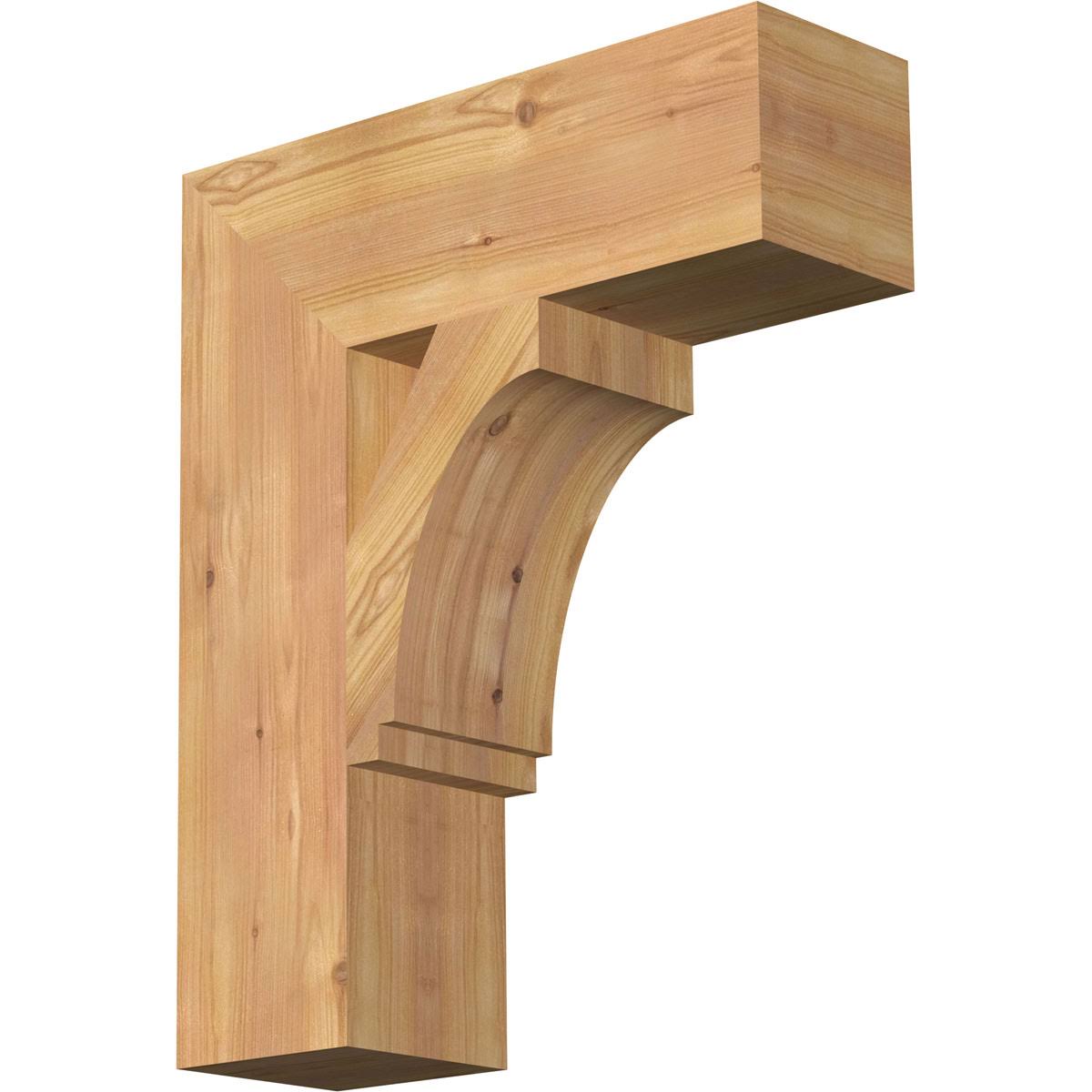 Imperial Block Smooth Bracket, Western Red Cedar P2054