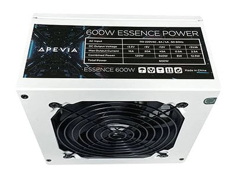 600 Watt White ATX12V Power Supply H8614