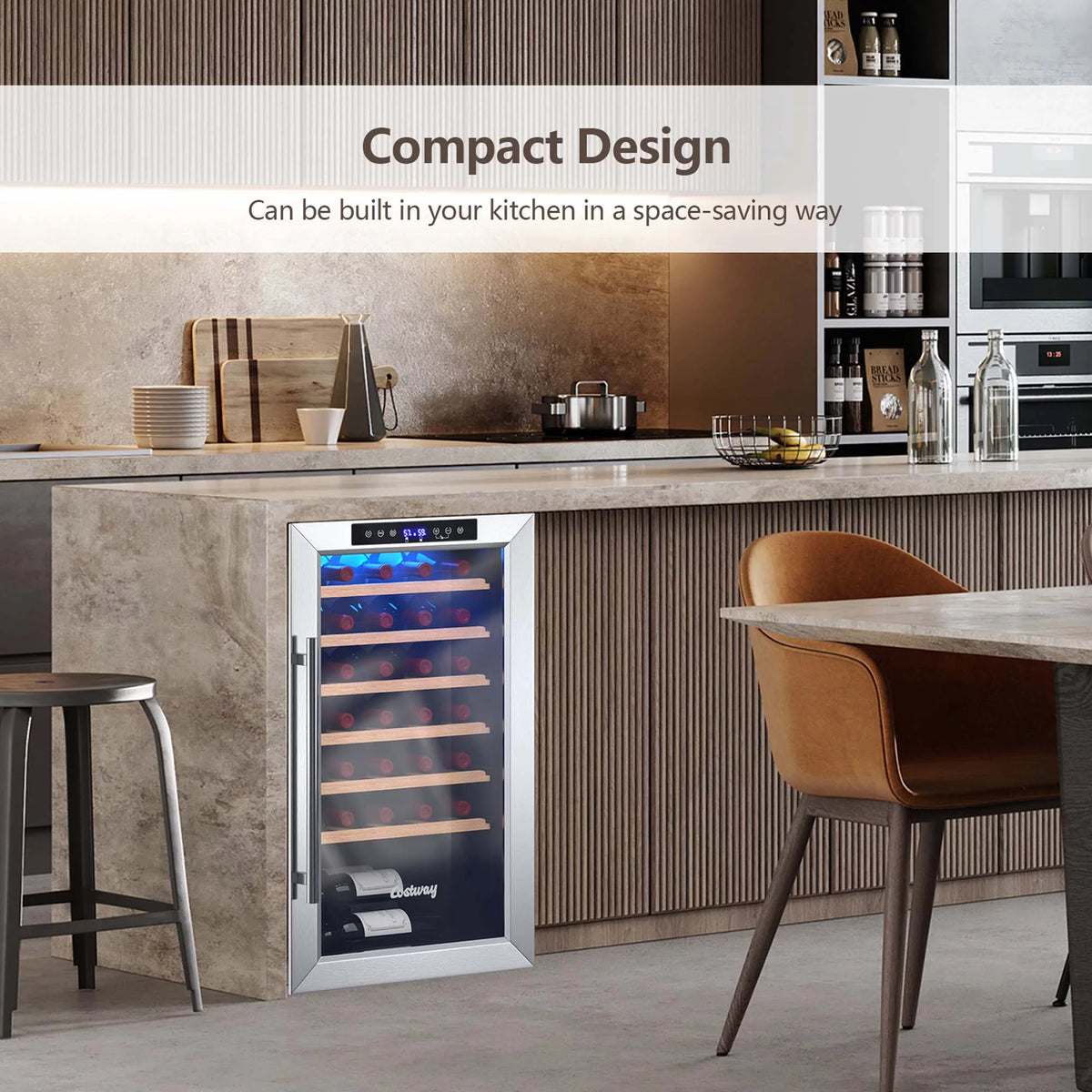20 Inch Cooler Refrigerator with Tempered Glass Door E4476
