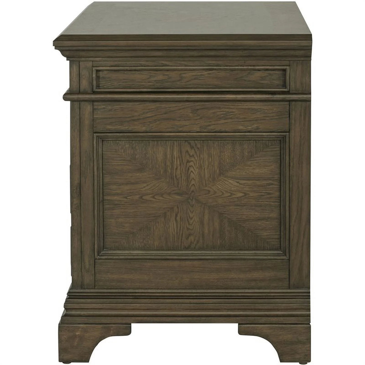 5 Drawer File Cabinet in Burnished Oak K9159