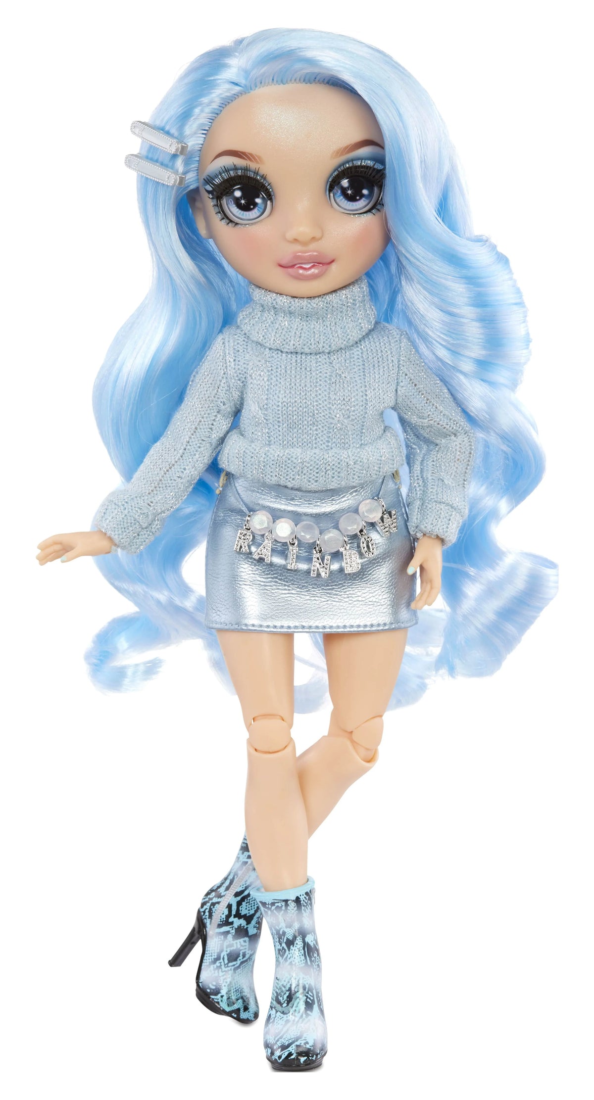 12 Pieces Light Blue Doll Playset G556