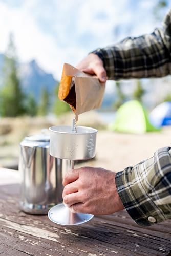 Aluminum Percolator Coffee Pot with Wire Handle H2657