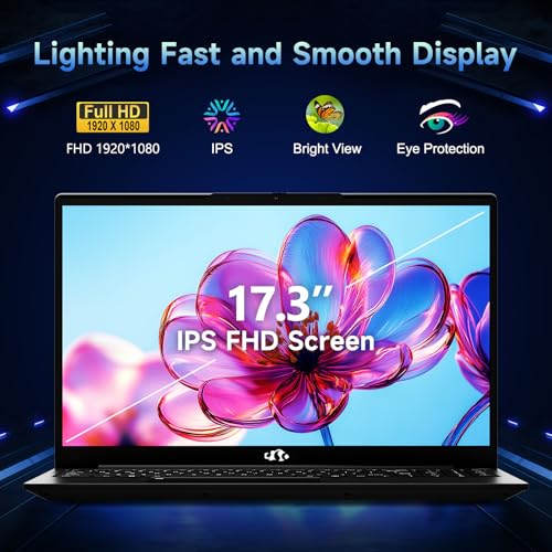 17.3" IPS FHD Gaming Laptop, 8 Cores AMD Ryzen 7 6800H 32GB DDR5 RAM 1TB SSD AMD Radeon 680M GPU J289