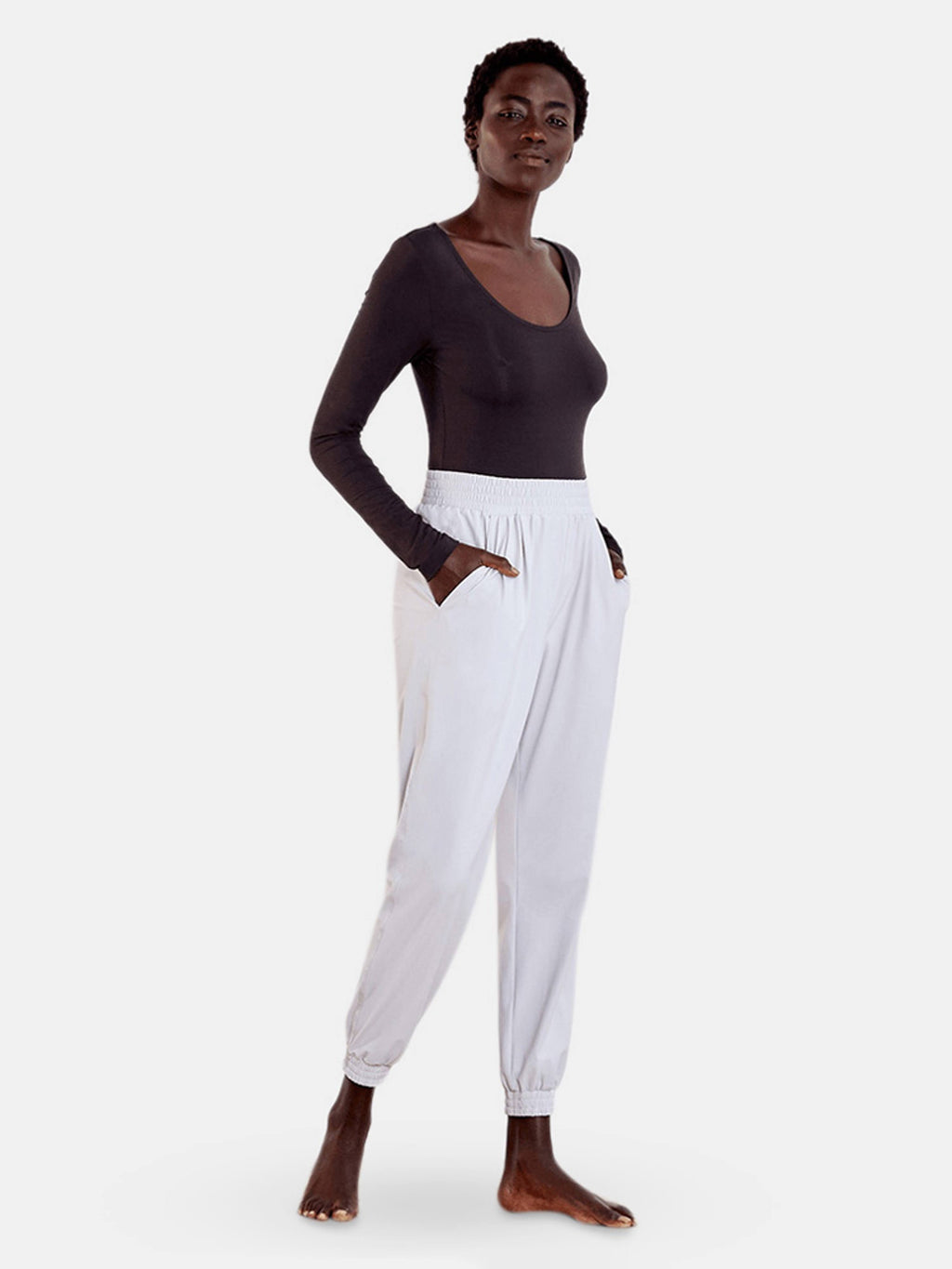 White Pack It Up Pant J882