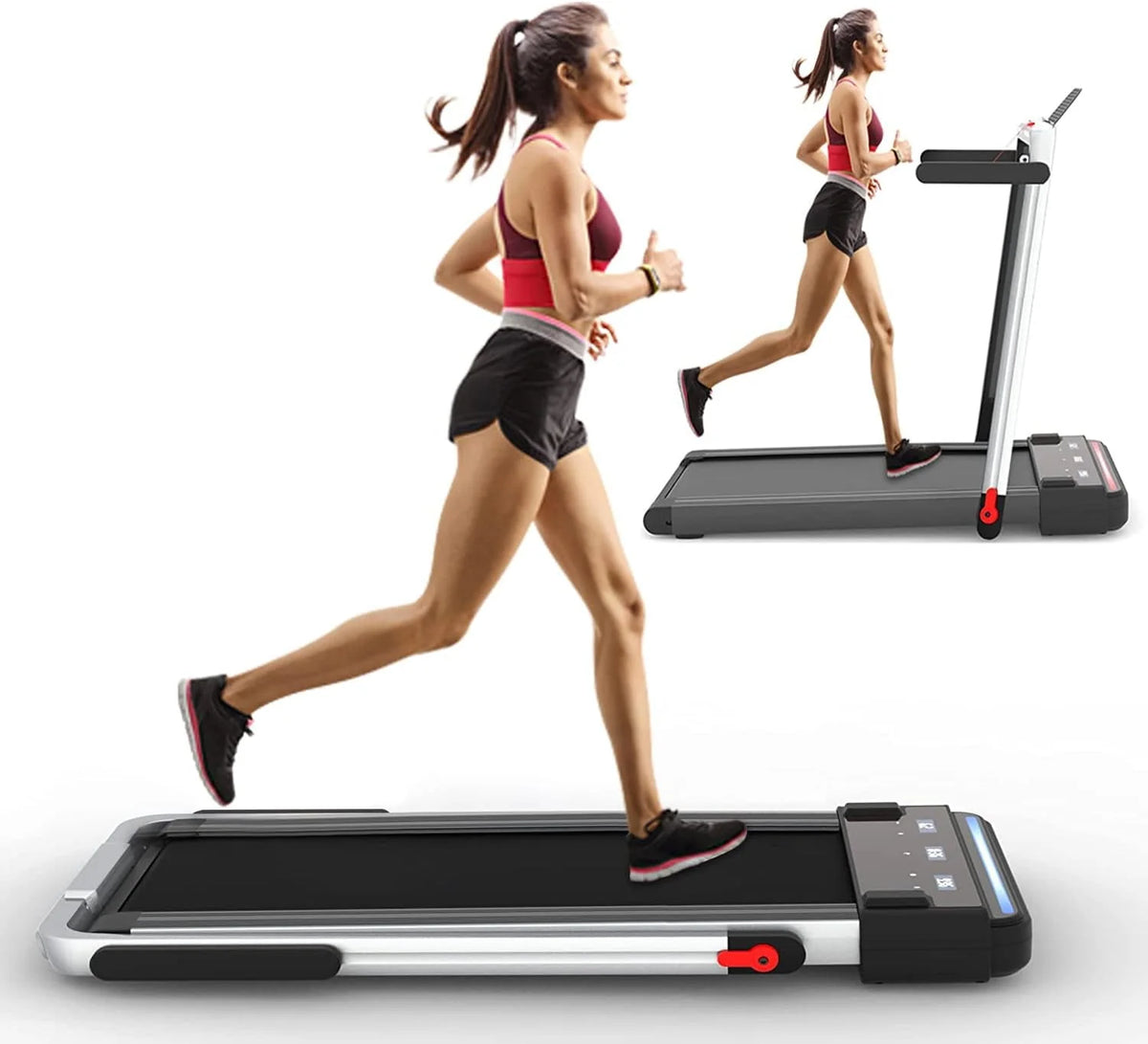 2 in 1 Folding Portable Under Desk Treadmill W567