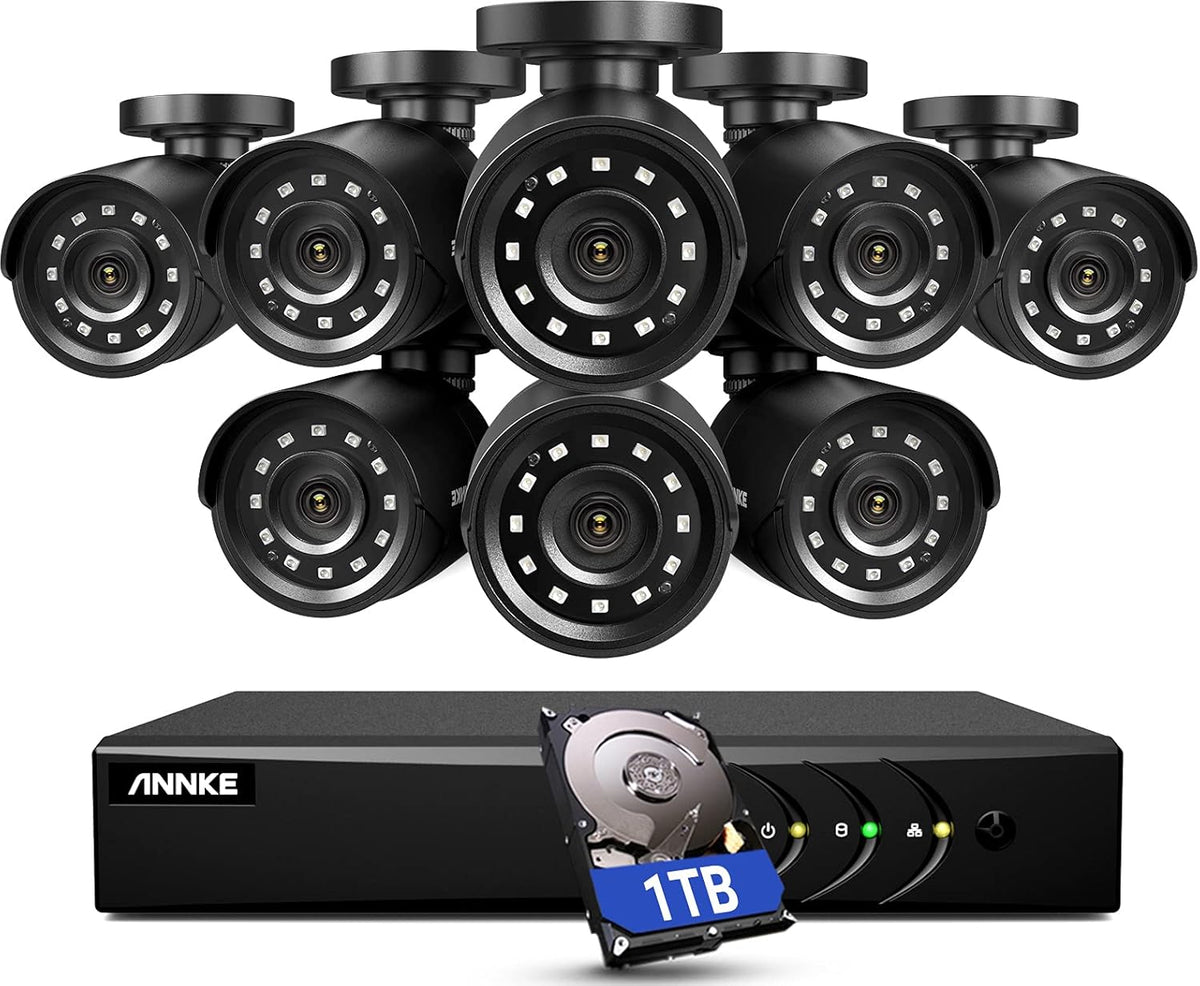 5MP Lite 8 Channel Security Camera System with 1TB Hard Drive L338364