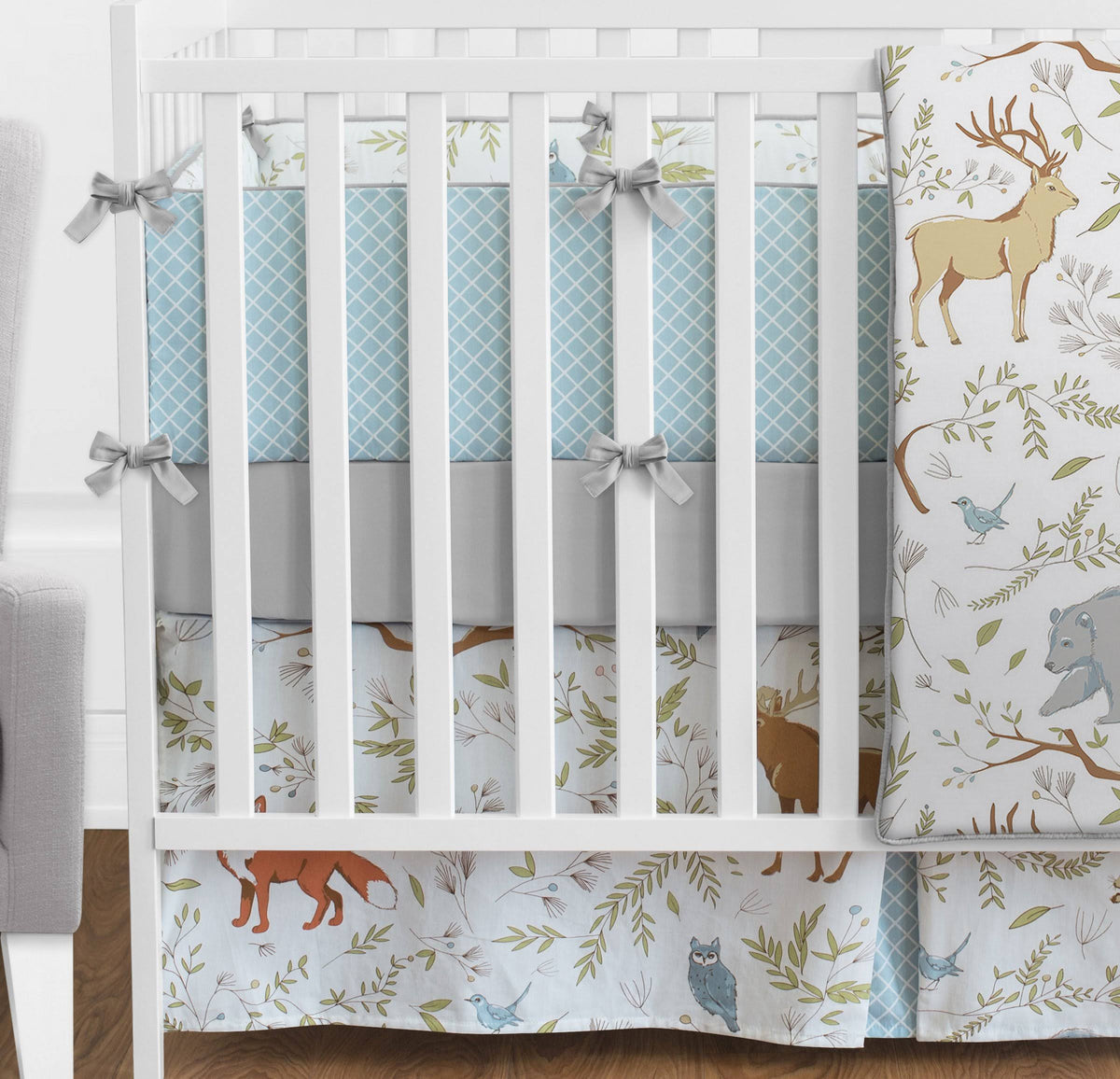 9 Piece Crib Bedding Set W989