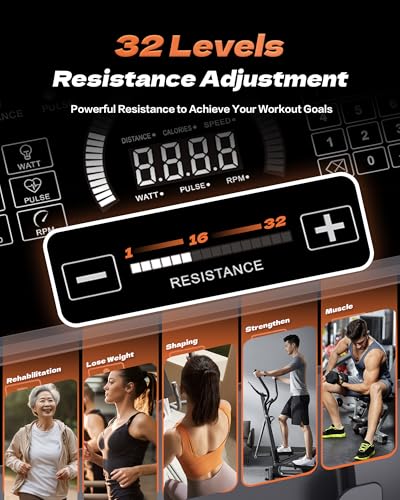 Elliptical Machine with 32 Resistance Levels U40619