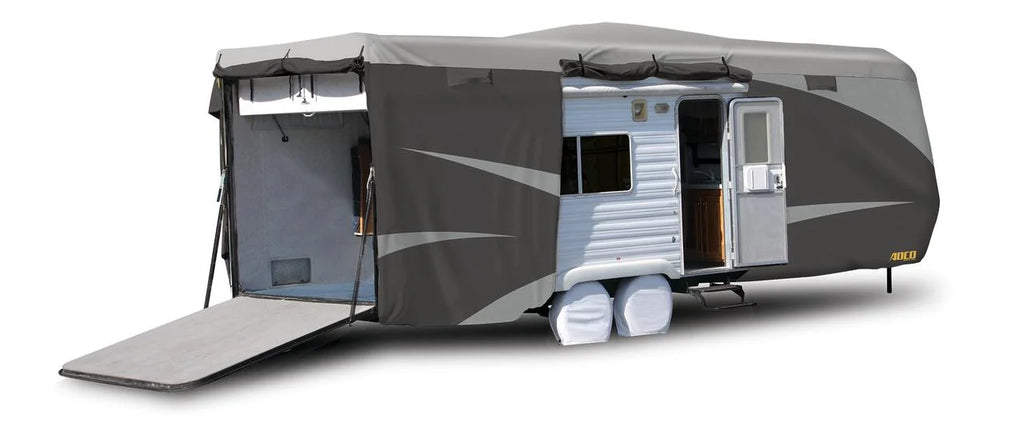 Aqua Shed Top/Grey Polypropylene Sides Toy Hauler C1424