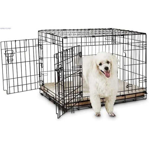 2-Door Folding Dog Crate K158836