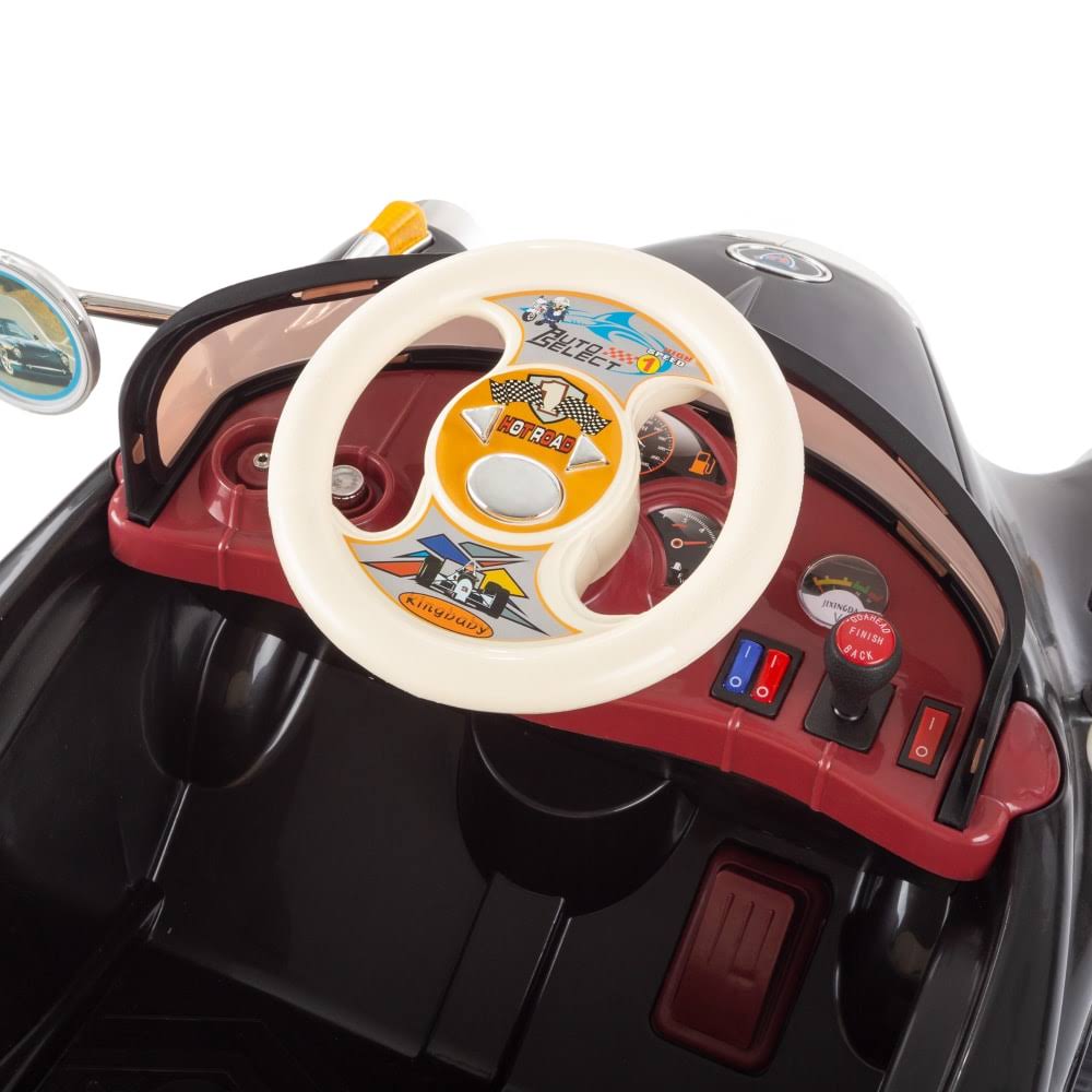 Black Battery Powered Ride on Toy Car W15952
