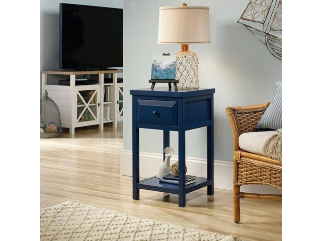 Indigo Blue Finish Side Table S2951