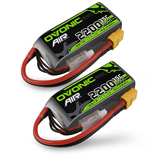 3s Lipo Battery 2200mAh 11.1V 35C with XT60 Connector (2pcs) P72994