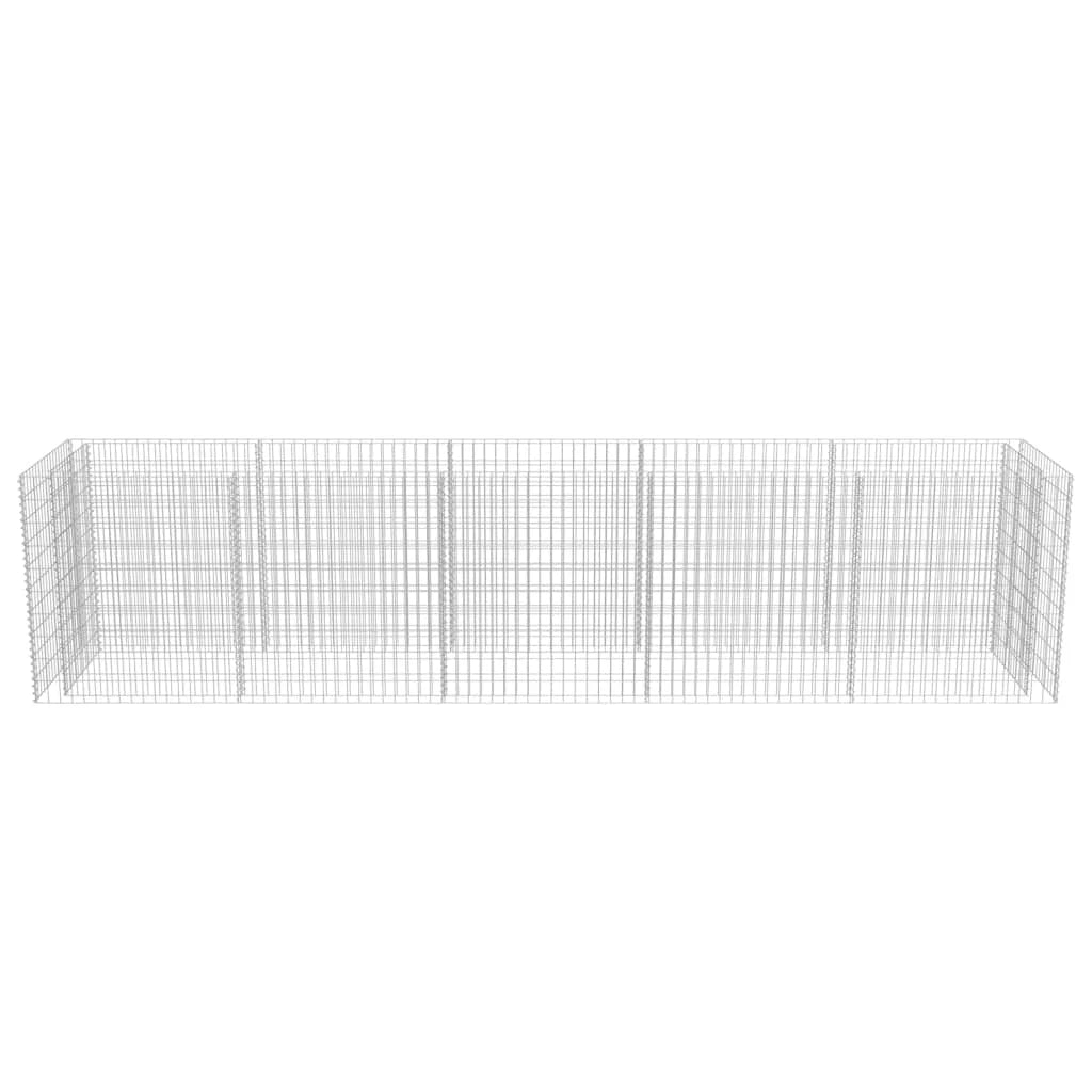 Galvanised Steel Gabion Raised Bed 177.2"x35.4"x39.4" M71973