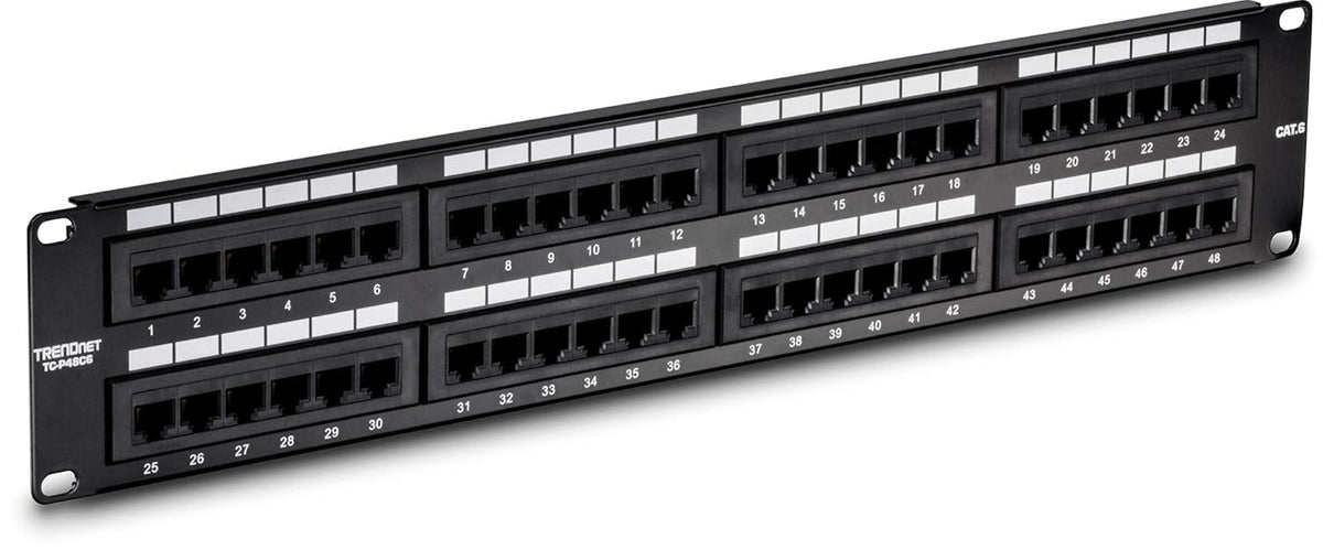 48-Port Cat6 Unshielded Patch Panel A3767