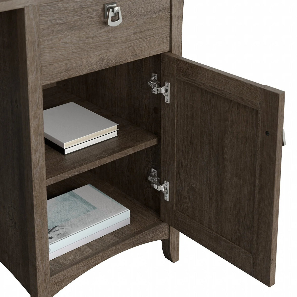 L Shaped Desk With Storage H68969