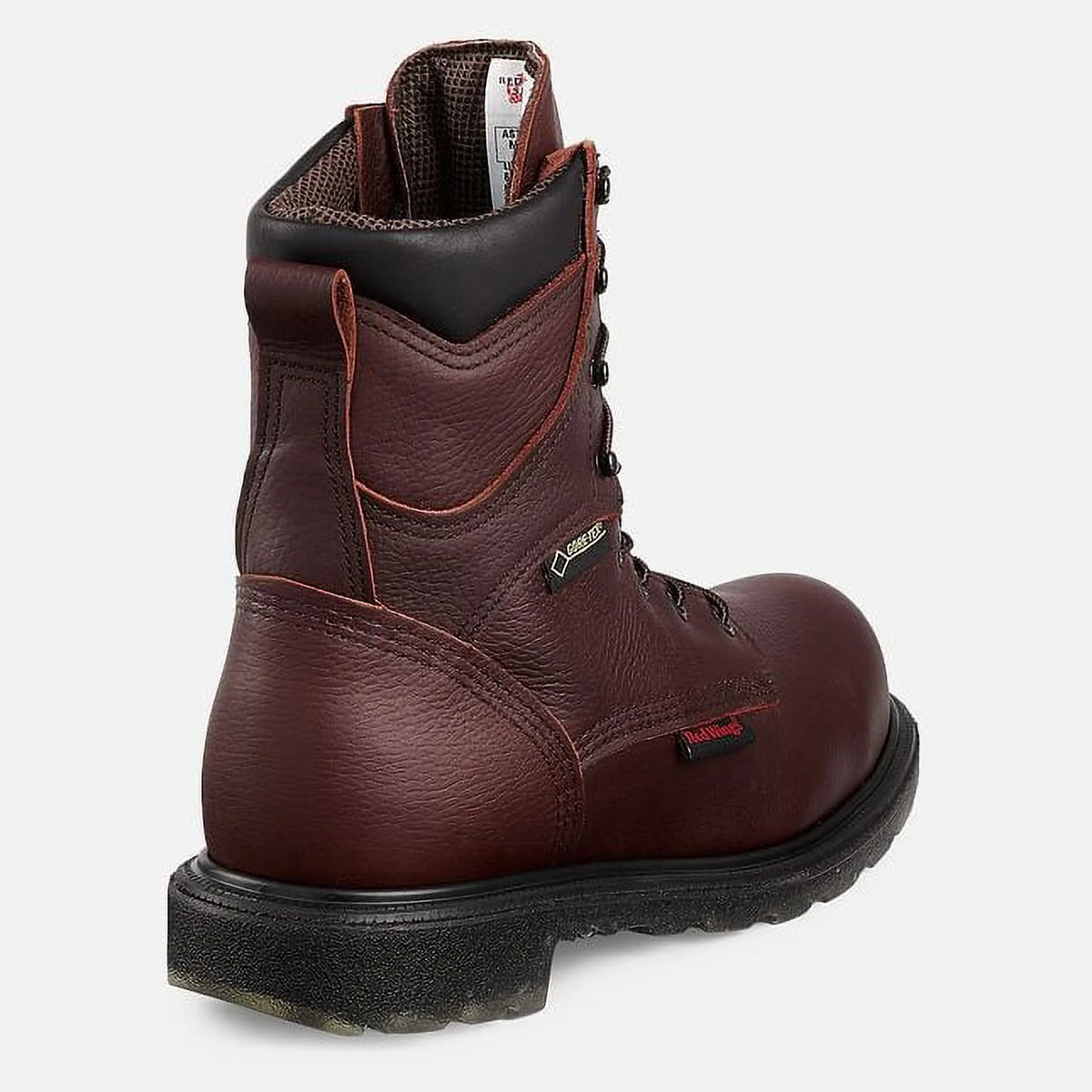 Dark Brown 8-Inch Insulated Safety Toe Leather Work Boot V8639