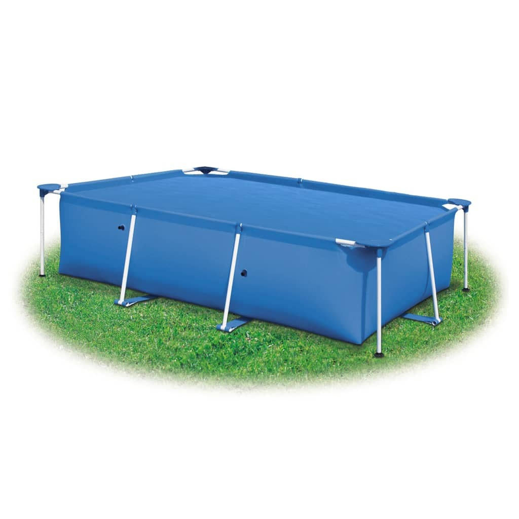 Rectangular Pool Cover 315x22x196.9x22 PE Blue F9844