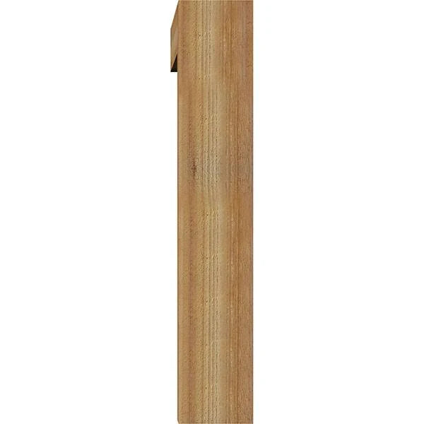 6x22W x 30x22D x 34x22H Rough Sawn Bracket with Offset Brace, Western Red Cedar U85555