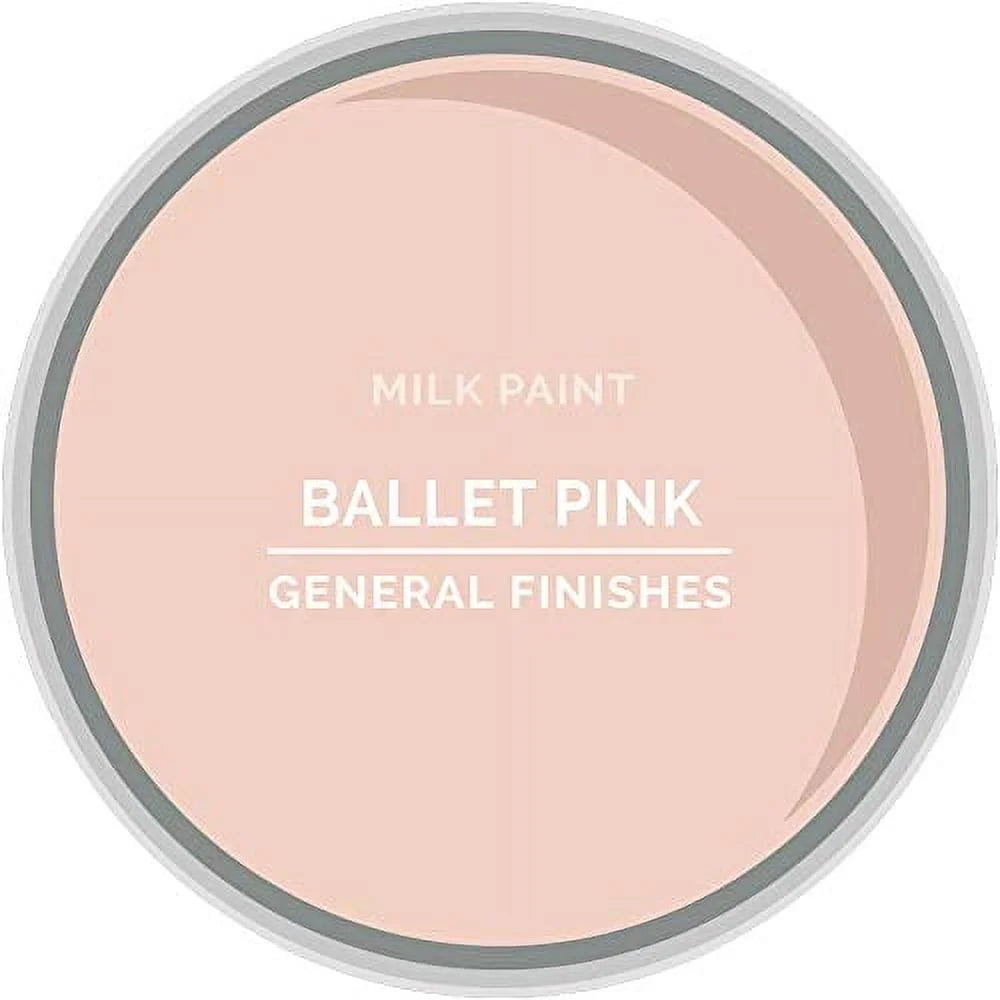Water Based Milk Paint, 1 Quart, Ballet Pink F113222