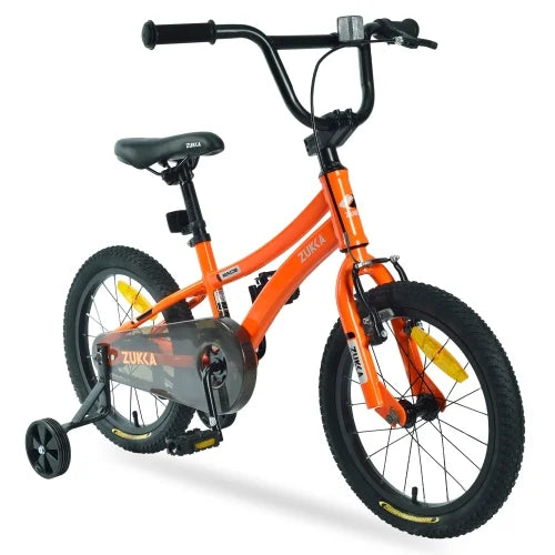 16 Inch Kids Bike with Training Wheels Orange M5279