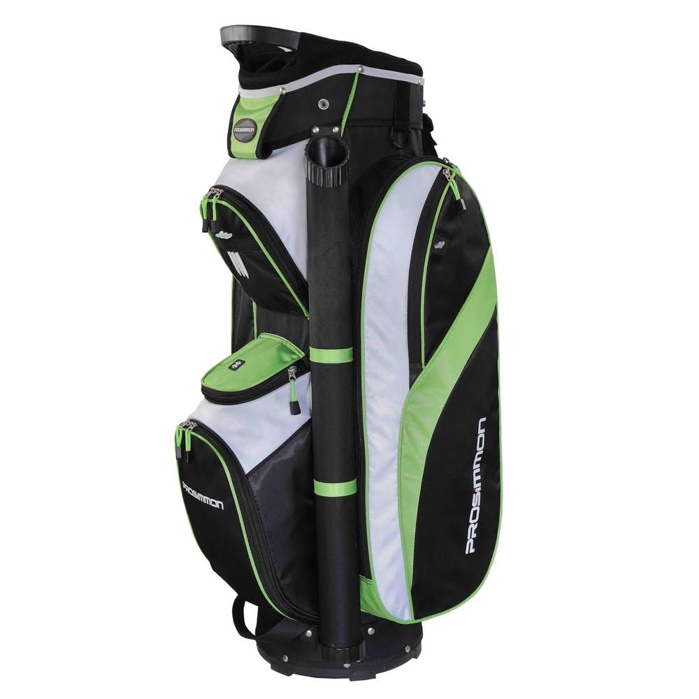 14 Way Cart Golf Bag Black Red K135