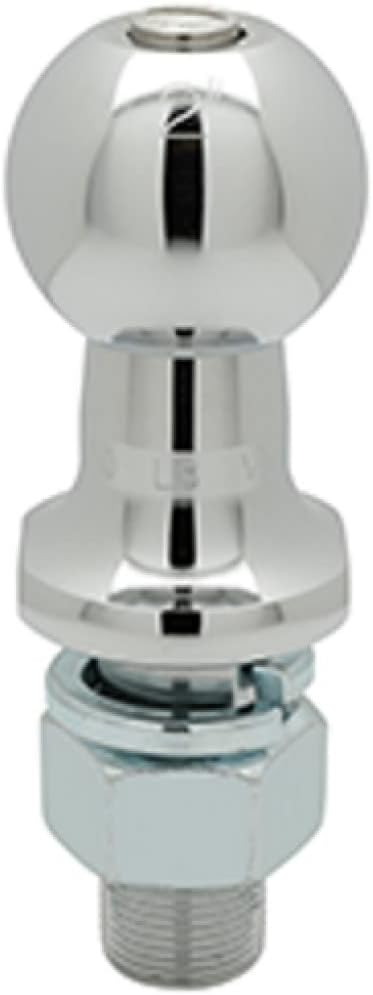 Trailer Hitch Ball, 8,000lbs. Capacity, 1 in. Shank, Chrome Q201396