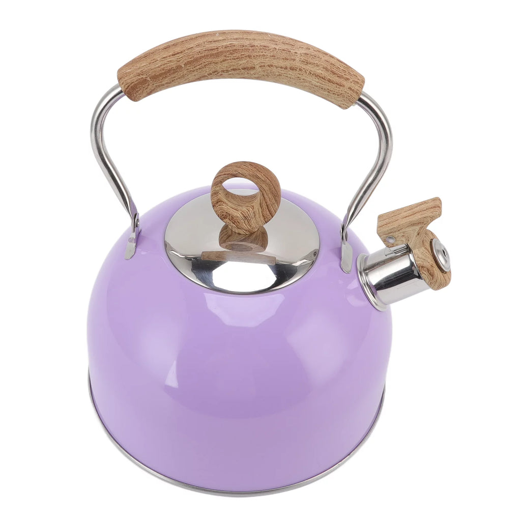 Stainless Steel Whistling Tea Kettle 2.5 Liter Purple S988388