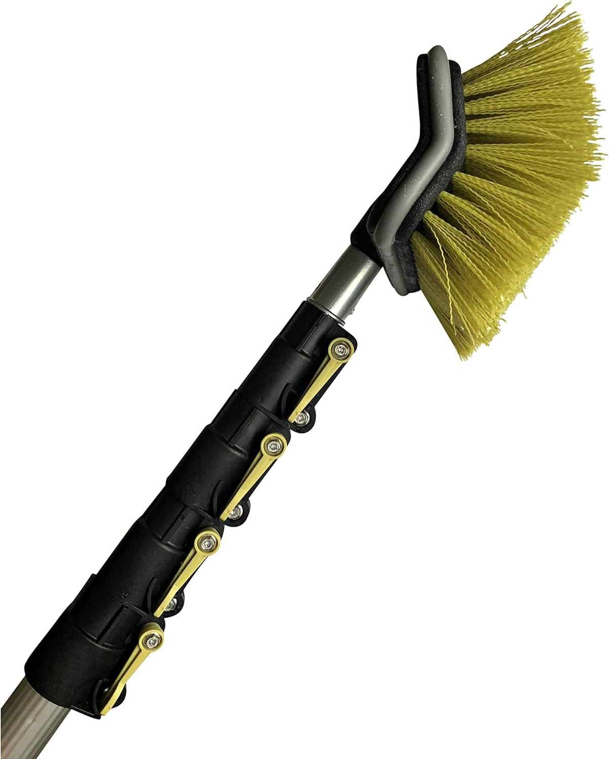 7-30 Foot Telescopic Hard Bristle Scrub Brush with Extension Pole N6419
