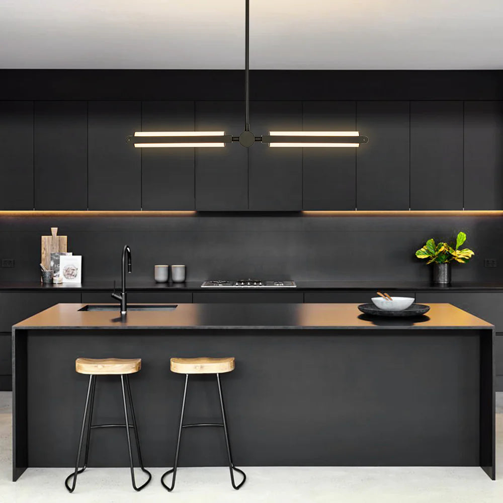 2-Light Integrated LED Contemporary Pendant F1829