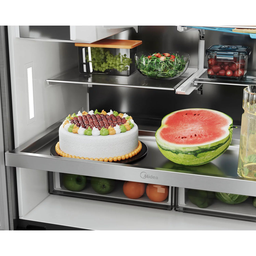 21.6-Cu. Ft. Cabinet Depth 4-Door French Door Refrigerator H28184