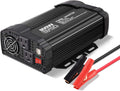 800W Power Inverter 12V DC to 110V AC Converter with Dual AC Outlets, Pack of 2 Q24716