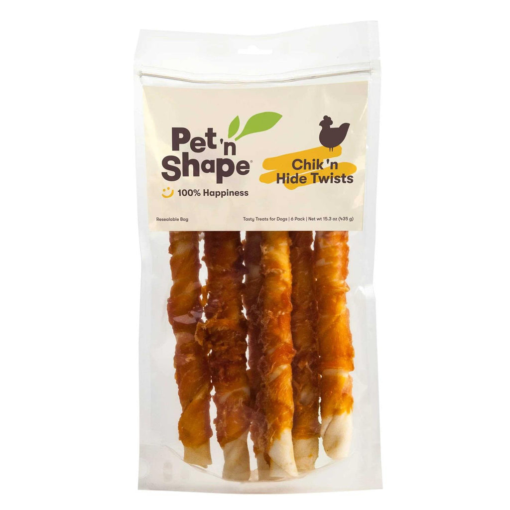 Chicken Hide Twists Dog Treats S4831