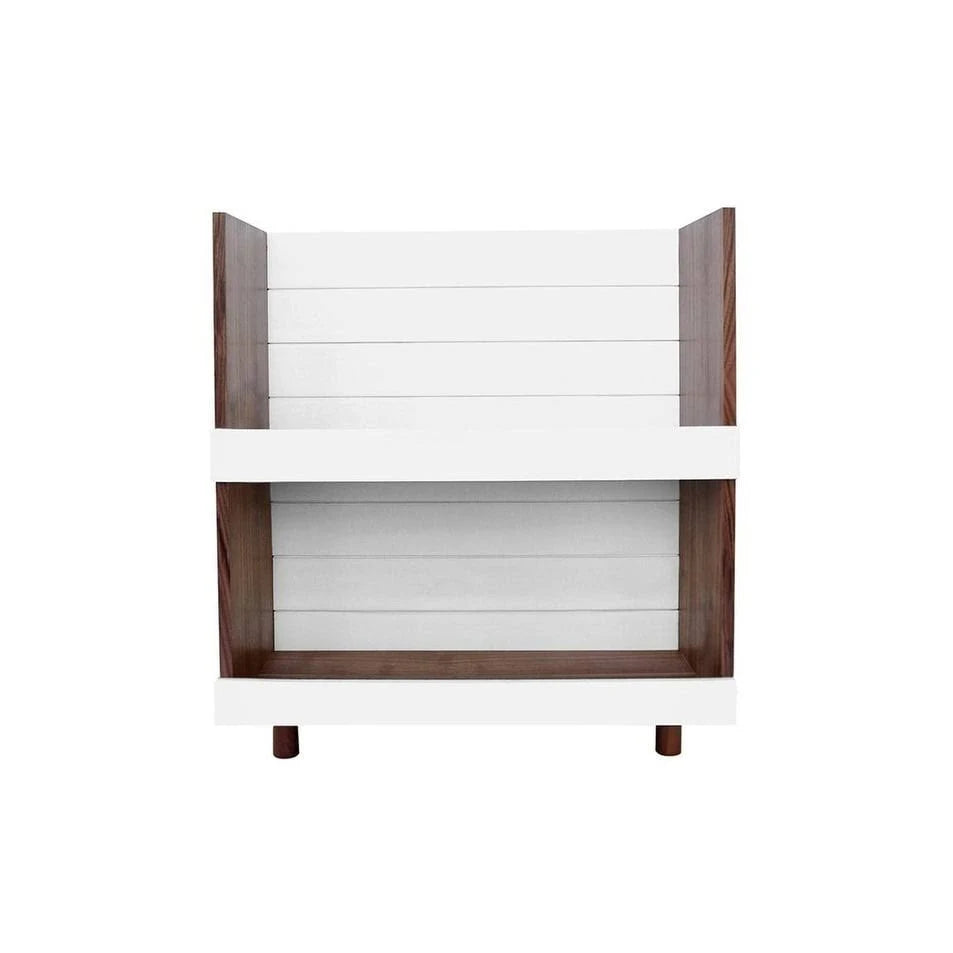 Walnut / Pacific Blue Kids Bookcase N460115