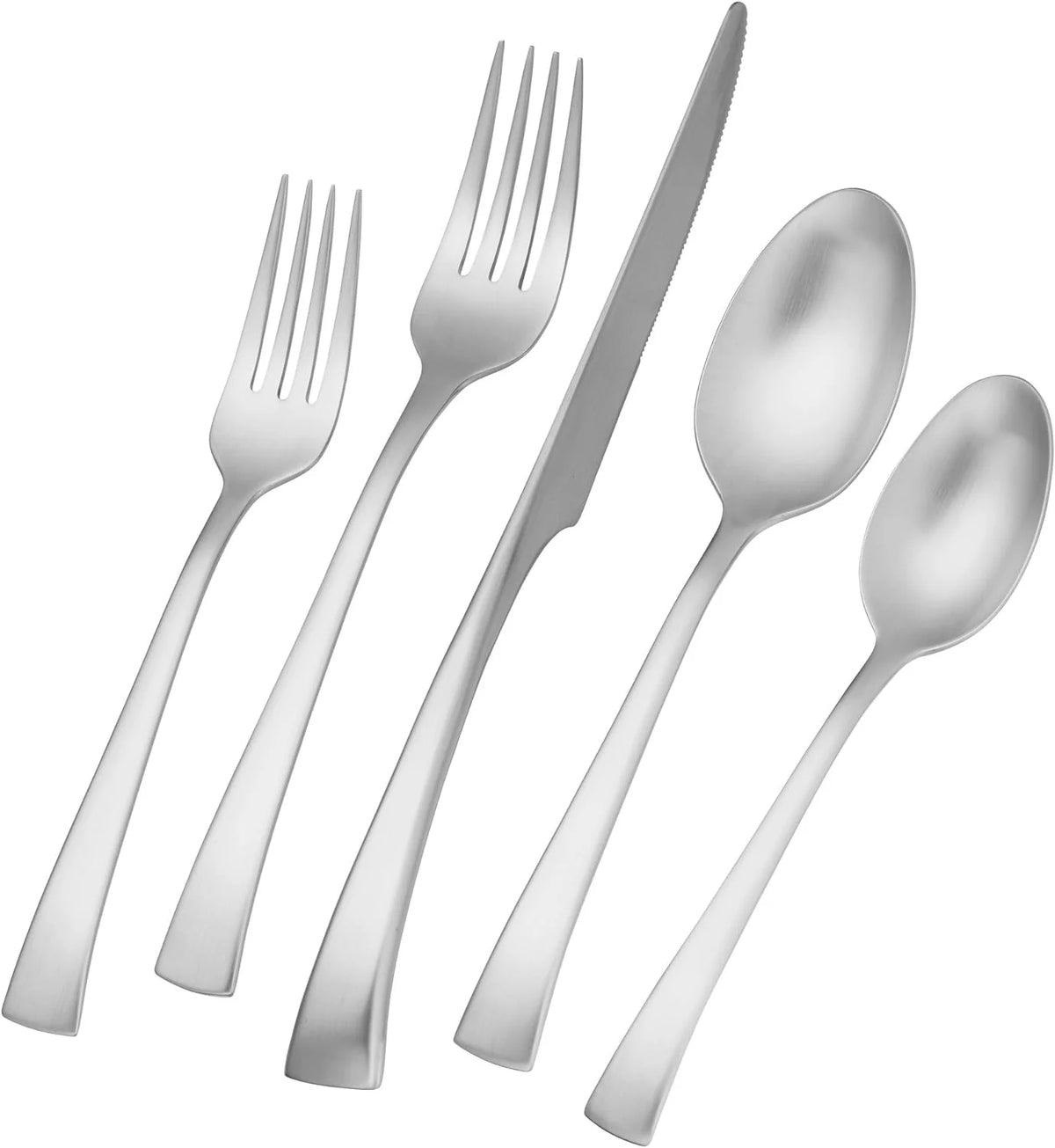 45 Piece Stainless Steel Flatware Set U565554