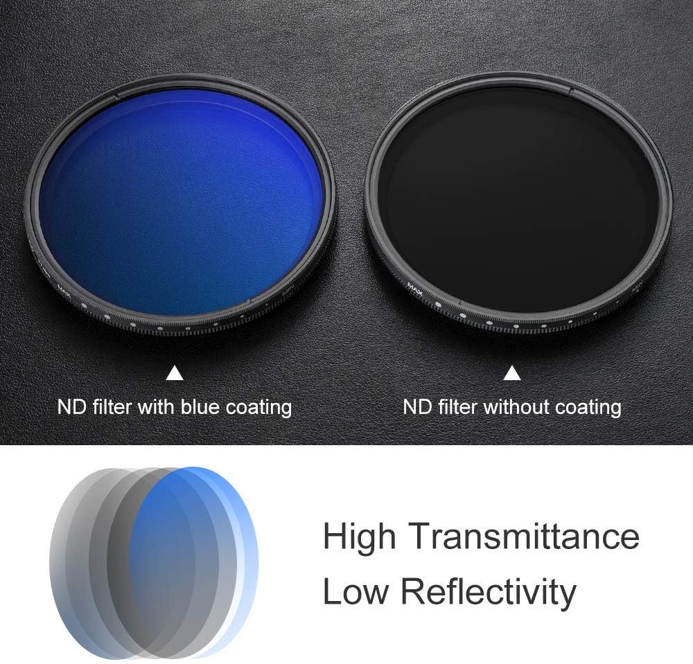 55mm Variable ND2-ND400 Neutral Density Filter R720