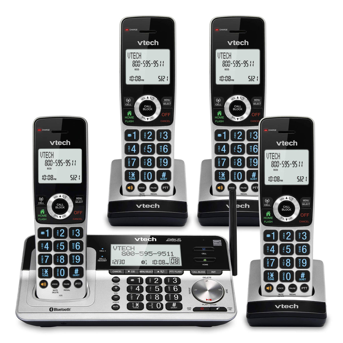 4 Handset Cordless Phone with Call Blocking K89043