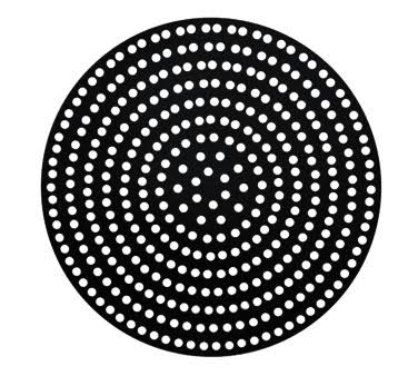 9 in Superperforated Pizza Disk D456322