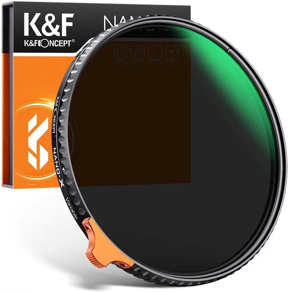 55mm Variable ND Filter ND2-ND400 Multi-Layer Coatings AGC Glass D99899