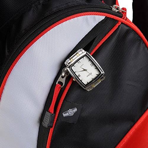 14 Way Cart Golf Bag Black Red K135