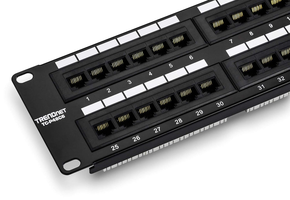 48-Port Cat6 Unshielded Patch Panel A3767