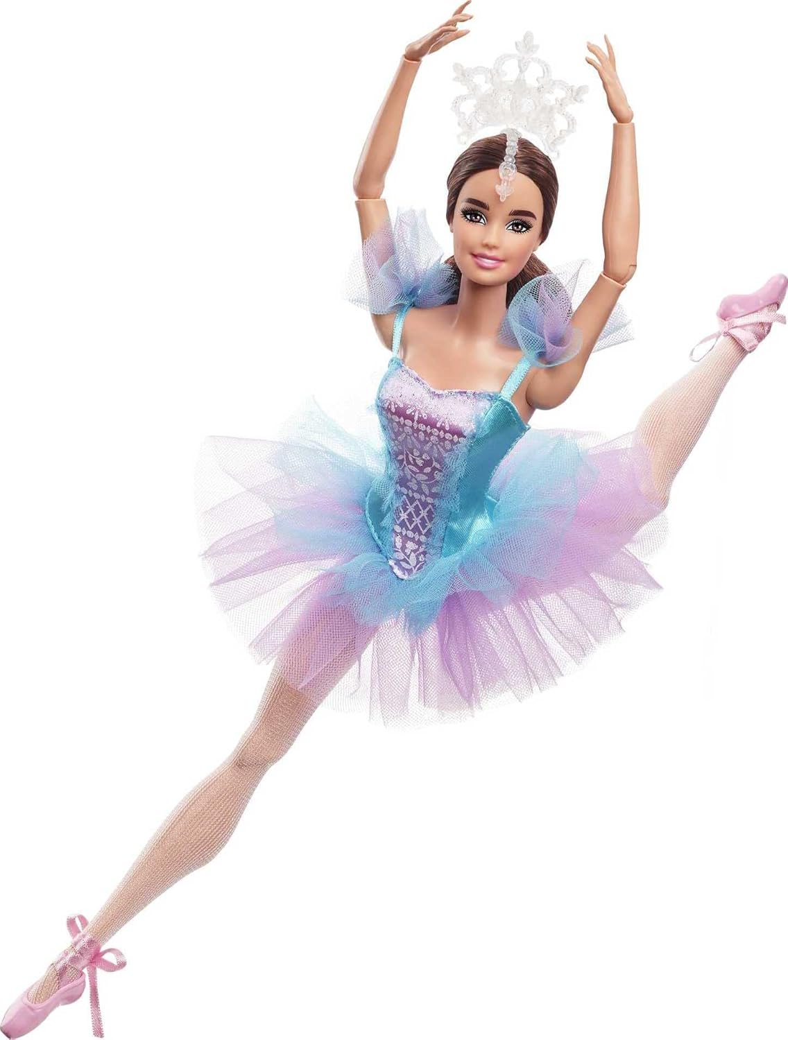 Barbie Doll with Ballerina Costume, Tutu, Tiara and Pointe Shoes E892