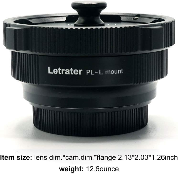 PL to L Mount Lens Adapter Matte Black T5017