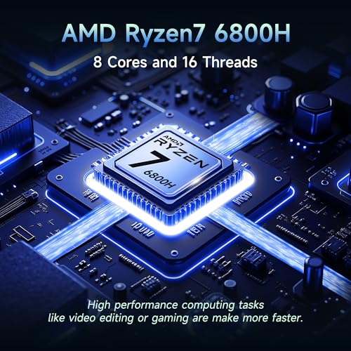 17.3" IPS FHD Gaming Laptop, 8 Cores AMD Ryzen 7 6800H 32GB DDR5 RAM 1TB SSD AMD Radeon 680M GPU J289