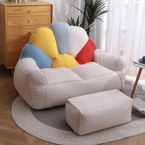 Bean Bag Chair Cotton Sun-Flower Shaped 134 x 71 x 90cm X8241