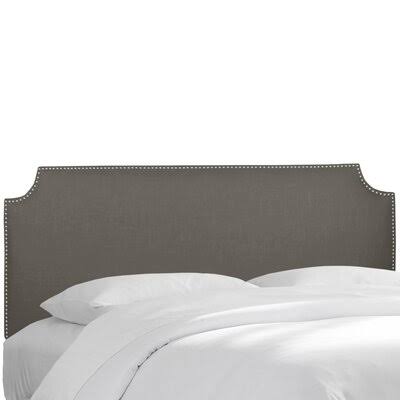 California King Linen Upholstered Panel Headboard P108